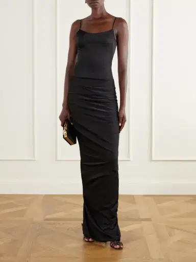 Marmar Halim Draped Satin Gown | Thumbnail 2 Marmar Halim Draped Satin Gown | Thumbnail 2