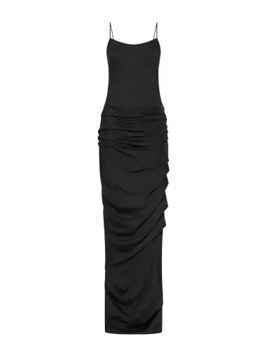 Marmar Halim Draped Satin Gown | Thumbnail 1 Marmar Halim Draped Satin Gown | Thumbnail 1
