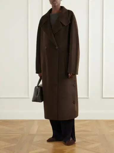 Lisa Yang Button Wool And Cashmere-blend Coat | Thumbnail 2 Lisa Yang Button Wool And Cashmere-blend Coat | Thumbnail 2