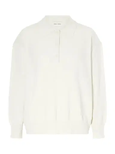 HIGH SPORT Elyse Cotton And Wool-blend Polo Shirt | Thumbnail 1 HIGH SPORT Elyse Cotton And Wool-blend Polo Shirt | Thumbnail 1