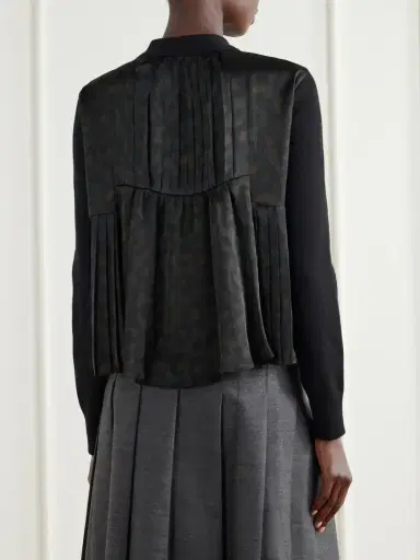 Sacai Cotton-blend Zip-up Cardigan | Thumbnail 4 Sacai Cotton-blend Zip-up Cardigan | Thumbnail 4