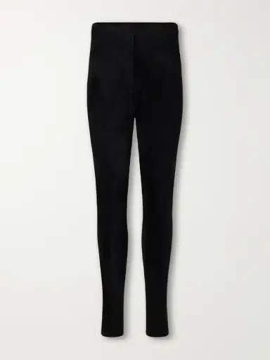 Alaïa High-rise Velvet Leggings | Thumbnail 2 Alaïa High-rise Velvet Leggings | Thumbnail 2