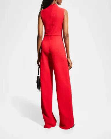 BLACK HALO Corrine High-Neck Sleeveless Jumpsuit | Thumbnail 5 BLACK HALO Corrine High-Neck Sleeveless Jumpsuit | Thumbnail 5