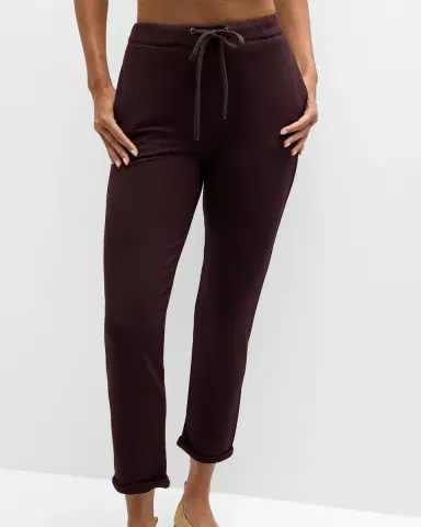 MAJESTIC FILATURES Drawstring French Terry Pants with Rolled Hem | Thumbnail 8 MAJESTIC FILATURES Drawstring French Terry Pants with Rolled Hem | Thumbnail 8