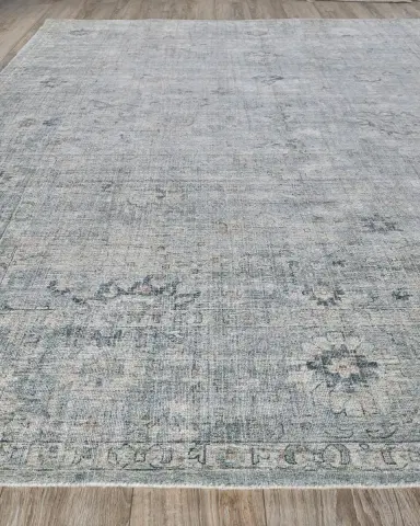 Exquisite Rugs Cambridge Hand-Loomed Blue Rug | Thumbnail 2 Exquisite Rugs Cambridge Hand-Loomed Blue Rug | Thumbnail 2