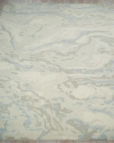 Exquisite Rugs Cortero Hand-Tufted Light Blue & Ivory Rug | Thumbnail 5 Exquisite Rugs Cortero Hand-Tufted Light Blue & Ivory Rug | Thumbnail 5