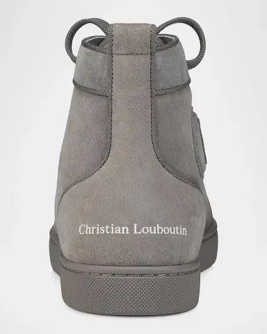 Christian Louboutin Louis Canopy Suede High-Top Sneakers | Thumbnail 2 Christian Louboutin Louis Canopy Suede High-Top Sneakers | Thumbnail 2