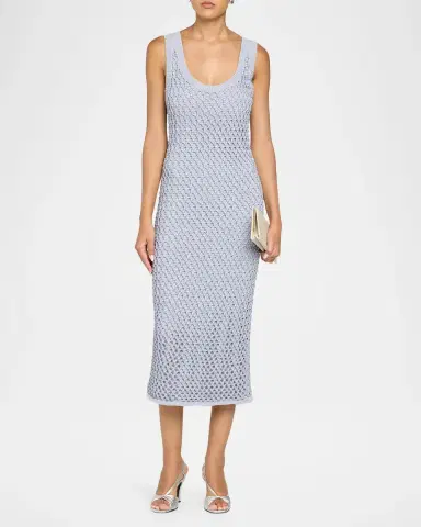 Diotima Emin Crystal Mesh Maxi Tank Dress | Thumbnail 2 Diotima Emin Crystal Mesh Maxi Tank Dress | Thumbnail 2
