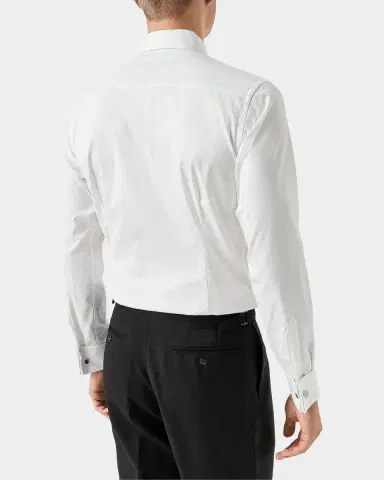 Eton Geometric Brocade Formal Contemporary-Fit Shirt | Thumbnail 2 Eton Geometric Brocade Formal Contemporary-Fit Shirt | Thumbnail 2