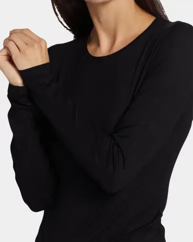 MAJESTIC FILATURES Soft Touch Long-Sleeve Crewneck T-Shirt | Thumbnail 5 MAJESTIC FILATURES Soft Touch Long-Sleeve Crewneck T-Shirt | Thumbnail 5