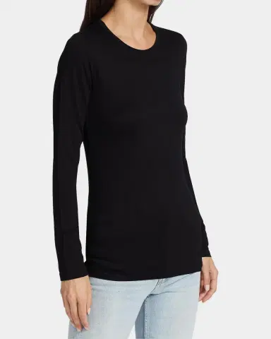 MAJESTIC FILATURES Soft Touch Long-Sleeve Crewneck T-Shirt | Thumbnail 7 MAJESTIC FILATURES Soft Touch Long-Sleeve Crewneck T-Shirt | Thumbnail 7