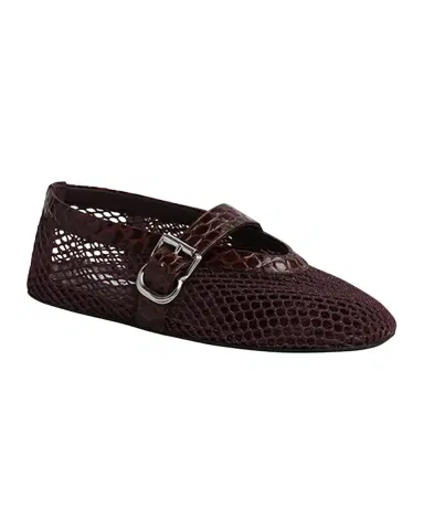 Alaïa Mesh Mary Jane Ballerina Flats | Thumbnail 2 Alaïa Mesh Mary Jane Ballerina Flats | Thumbnail 2