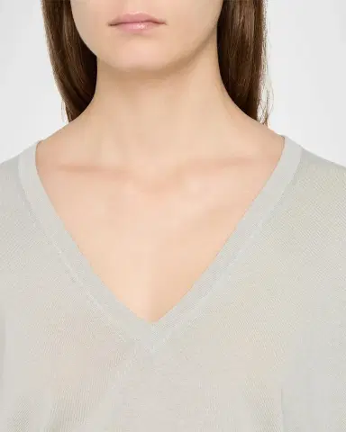 Dries Van Noten Diamond Ajoure Stitch V-Neck Sweater | Thumbnail 5 Dries Van Noten Diamond Ajoure Stitch V-Neck Sweater | Thumbnail 5