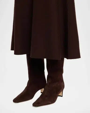 Staud Wally Leather Knee-High Boots | Thumbnail 2 Staud Wally Leather Knee-High Boots | Thumbnail 2