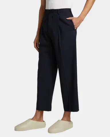 Marni Men's Tropical Wool Cropped Pleated Pants | Thumbnail 7 Marni Men's Tropical Wool Cropped Pleated Pants | Thumbnail 7