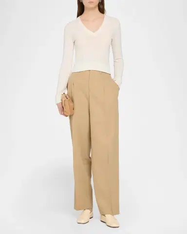 AMI PARIS Zuit Wool Two-Pleat Trousers | Thumbnail 2 AMI PARIS Zuit Wool Two-Pleat Trousers | Thumbnail 2