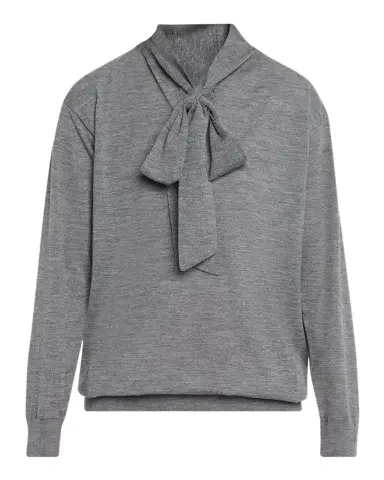 Valentino Garavani Neck-Scarf Wool Knit Sweater | Thumbnail 1 Valentino Garavani Neck-Scarf Wool Knit Sweater | Thumbnail 1