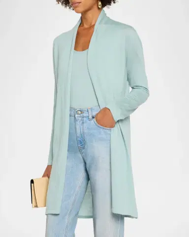 Neiman Marcus Superfine Cashmere Duster Cardigan | Thumbnail 4 Neiman Marcus Superfine Cashmere Duster Cardigan | Thumbnail 4
