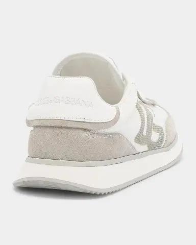 Dolce & Gabbana Mixed-Material DG Cushion Sneakers | Thumbnail 2 Dolce & Gabbana Mixed-Material DG Cushion Sneakers | Thumbnail 2