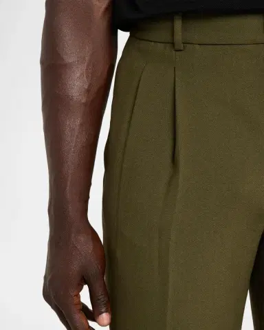 Simkhai Men's Julian Tapered-Leg Pleated Trousers | Thumbnail 5 Simkhai Men's Julian Tapered-Leg Pleated Trousers | Thumbnail 5