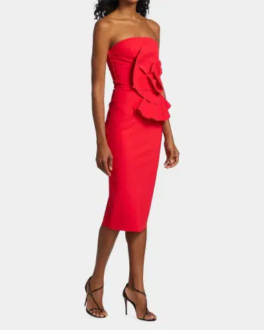 Chiara Boni La Petite Robe Hebe Strapless Embellished Jersey Dress | Thumbnail 2 Chiara Boni La Petite Robe Hebe Strapless Embellished Jersey Dress | Thumbnail 2