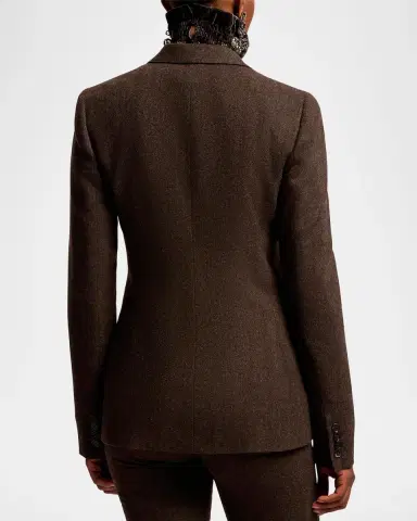 Ralph Lauren Collection Parker Striped Herringbone Jacket | Thumbnail 3 Ralph Lauren Collection Parker Striped Herringbone Jacket | Thumbnail 3