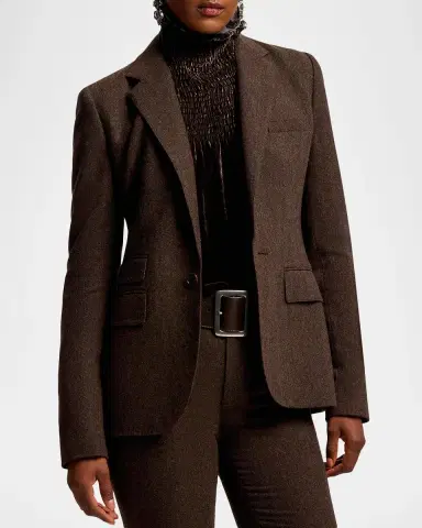 Ralph Lauren Collection Parker Striped Herringbone Jacket | Thumbnail 4 Ralph Lauren Collection Parker Striped Herringbone Jacket | Thumbnail 4