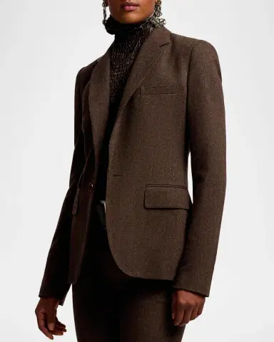 Ralph Lauren Collection Parker Striped Herringbone Jacket | Thumbnail 7 Ralph Lauren Collection Parker Striped Herringbone Jacket | Thumbnail 7