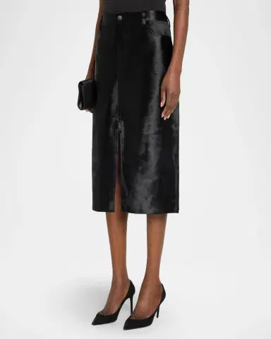 Kobi Halperin Cindy Calf Hair Pencil Skirt | Thumbnail 4 Kobi Halperin Cindy Calf Hair Pencil Skirt | Thumbnail 4