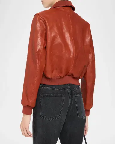 Frame The Ace Leather Jacket | Thumbnail 3 Frame The Ace Leather Jacket | Thumbnail 3