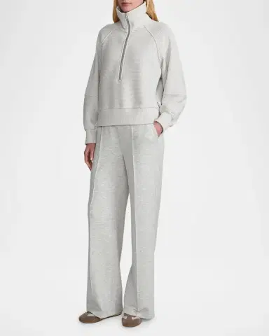 Varley Milano Half-Zip Ribbed Sweatshirt | Thumbnail 2 Varley Milano Half-Zip Ribbed Sweatshirt | Thumbnail 2