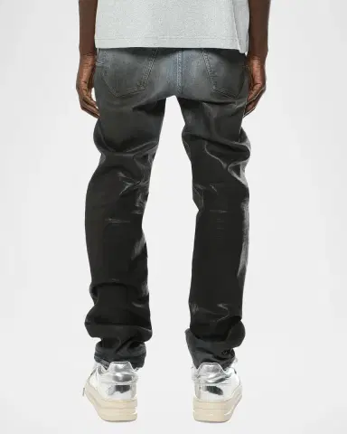 PURPLE Men's Coated Gradient Relaxed Straight-Leg Jeans | Thumbnail 2 PURPLE Men's Coated Gradient Relaxed Straight-Leg Jeans | Thumbnail 2
