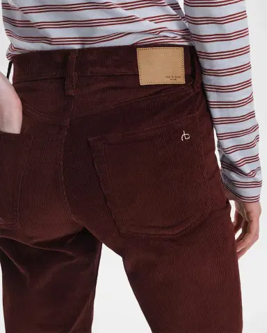 rag & bone Corduroy Harlow Mid-Rise Slim-Straight Jeans | Thumbnail 5 rag & bone Corduroy Harlow Mid-Rise Slim-Straight Jeans | Thumbnail 5