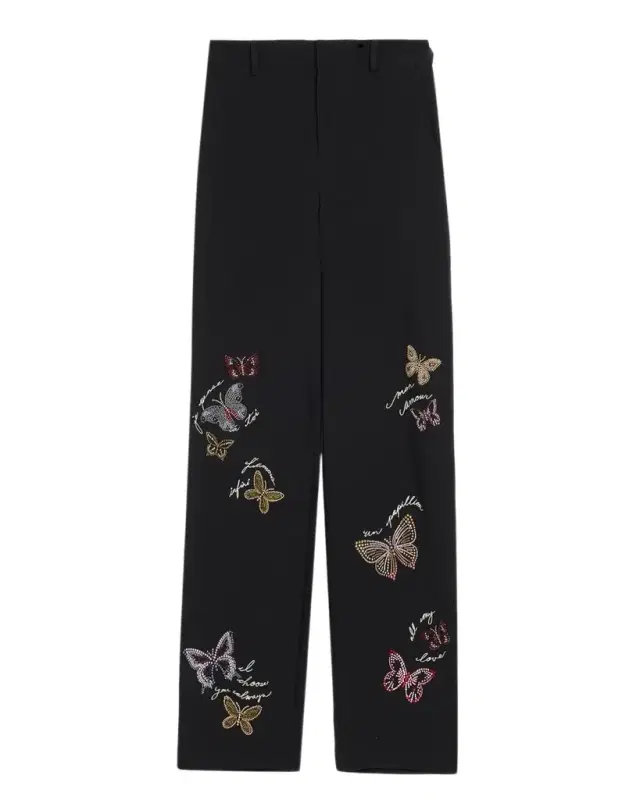 Heatset Butterfly High-Rise Trousers Heatset Butterfly High-Rise Trousers