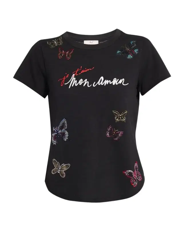Heatset Butterfly Cotton T-Shirt Heatset Butterfly Cotton T-Shirt