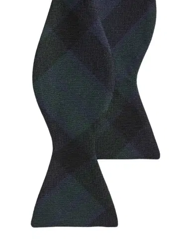 Ralph Lauren Purple Label Men's Plaid-Print Cashmere-Silk Bow Tie | Thumbnail 1 Ralph Lauren Purple Label Men's Plaid-Print Cashmere-Silk Bow Tie | Thumbnail 1