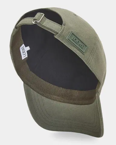 Loewe Men's Anagram Patch Cotton Baseball Cap | Thumbnail 3 Loewe Men's Anagram Patch Cotton Baseball Cap | Thumbnail 3