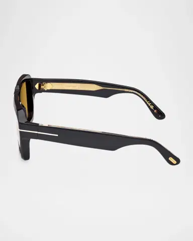 Tom Ford Men's FT1202M Acetate Rectangle Sunglasses | Thumbnail 4 Tom Ford Men's FT1202M Acetate Rectangle Sunglasses | Thumbnail 4