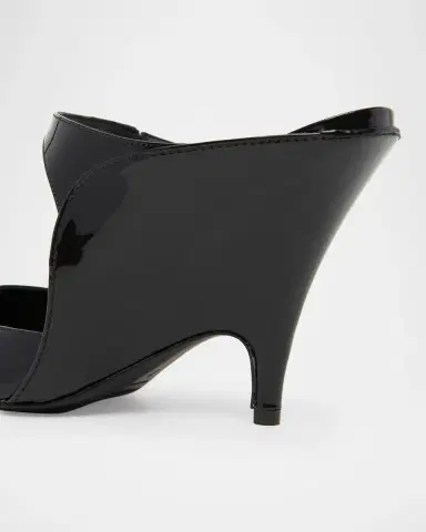 Ferragamo 95mm Jasir Patent Leather Mule Pumps | Thumbnail 5 Ferragamo 95mm Jasir Patent Leather Mule Pumps | Thumbnail 5