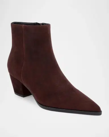 L'Agence 50mm Vesey Suede Ankle Boots | Thumbnail 5 L'Agence 50mm Vesey Suede Ankle Boots | Thumbnail 5