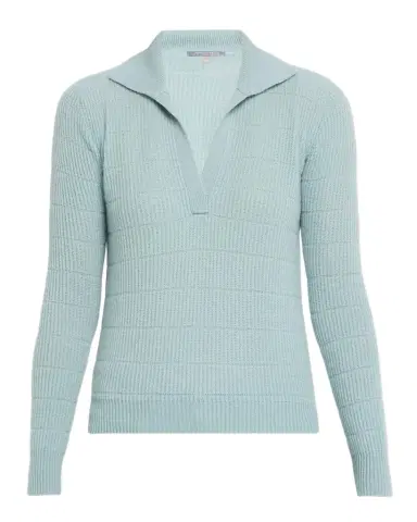 Neiman Marcus Cashmere Polo Sweater | Thumbnail 1 Neiman Marcus Cashmere Polo Sweater | Thumbnail 1