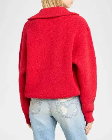 Isabel Marant Ydalia Laced Wool Rib Sweater | Thumbnail 3 Isabel Marant Ydalia Laced Wool Rib Sweater | Thumbnail 3