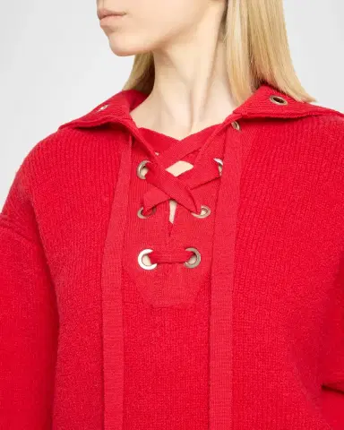 Isabel Marant Ydalia Laced Wool Rib Sweater | Thumbnail 5 Isabel Marant Ydalia Laced Wool Rib Sweater | Thumbnail 5