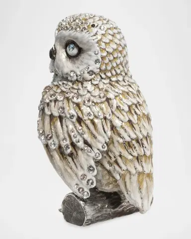 Jay Strongwater Hildy Owl 5" Figurine | Thumbnail 2 Jay Strongwater Hildy Owl 5" Figurine | Thumbnail 2