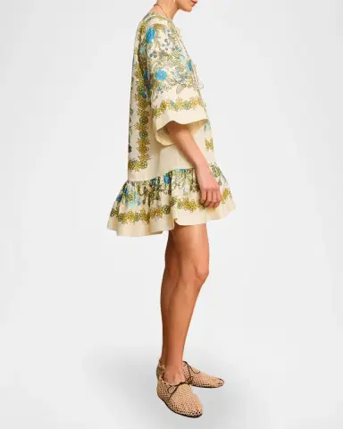 ALÉMAIS Sophia Drop-Waist Mini Dress | Thumbnail 4 ALÉMAIS Sophia Drop-Waist Mini Dress | Thumbnail 4