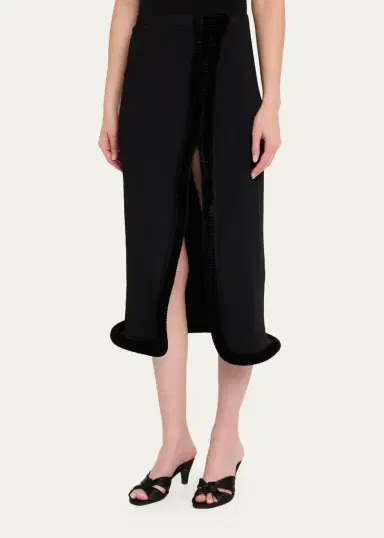 Diotima Castries Knit Straight Skirt | Thumbnail 4 Diotima Castries Knit Straight Skirt | Thumbnail 4
