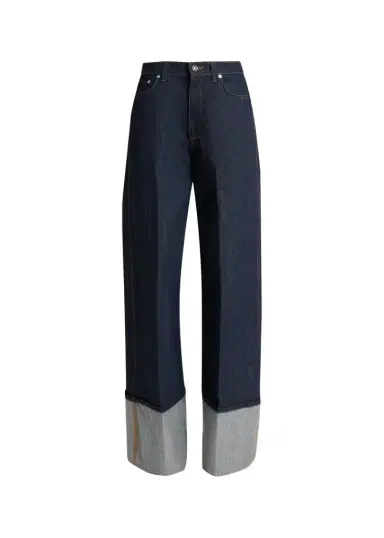 Givenchy Turn-Up Wide-Leg Denim Trousers | Thumbnail 1 Givenchy Turn-Up Wide-Leg Denim Trousers | Thumbnail 1
