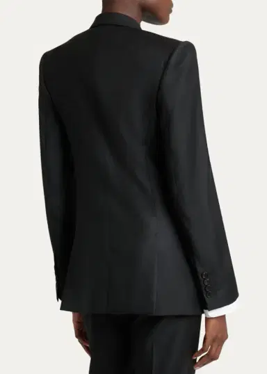 Givenchy Double-Breasted Pinstripe Wool Jacket | Thumbnail 3 Givenchy Double-Breasted Pinstripe Wool Jacket | Thumbnail 3