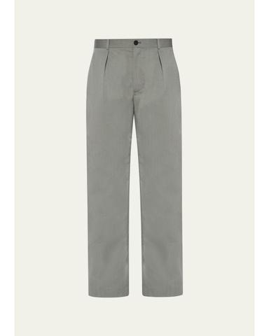 The Row Men's Tami Straight-Leg Pleated Wool Pants | Thumbnail 1 The Row Men's Tami Straight-Leg Pleated Wool Pants | Thumbnail 1