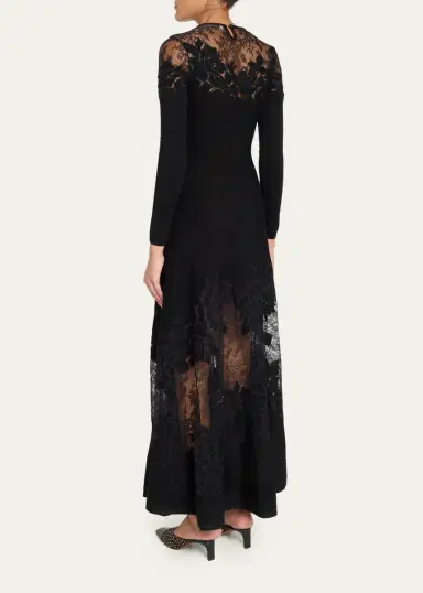 Ulla Johnson Clemence Long-Sleeve Lace Dress | Thumbnail 3 Ulla Johnson Clemence Long-Sleeve Lace Dress | Thumbnail 3